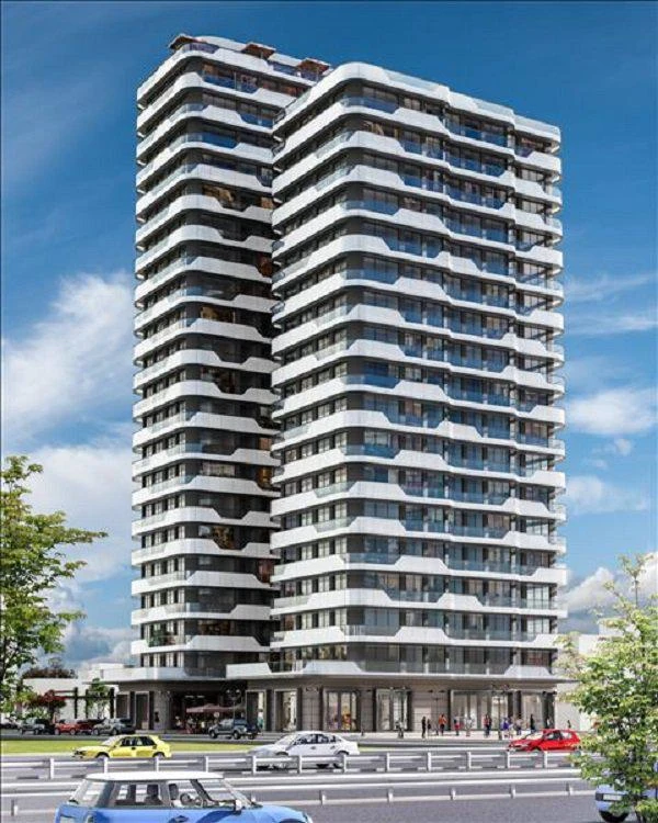 Резиденция с круглосуточной охраной рядом с автомагистралью и всей необходимой инфраструктурой, Стамбул, Турция