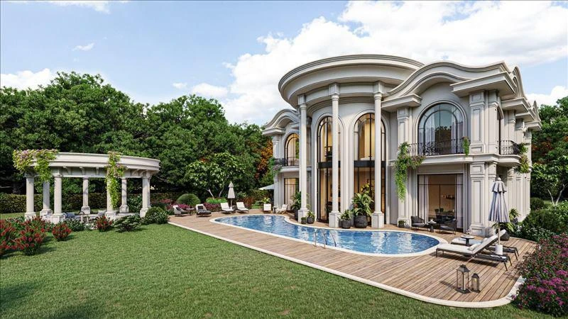 Новый комплекс эксклюзивных вилл с видом на море и бассейнами, Коджаэли, Турция Новый комплекс эксклюзивных вилл с видом на море и бассейнами, Коджаэли, Турция