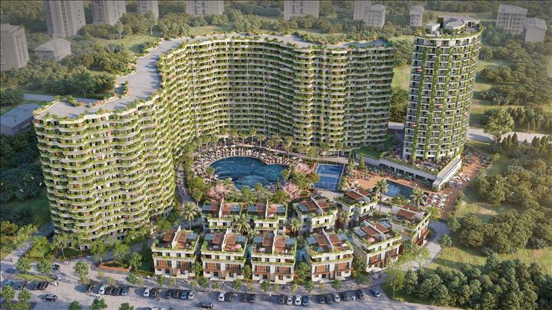 Новая резиденция с бассейнами, ресторанами и клубом верховой езды, Мерсин, Турция