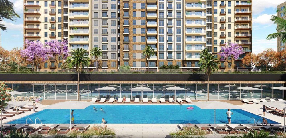 Новая большая резиденция с бассейнами и зелеными зонами недалеко от центра Антальи, Турция