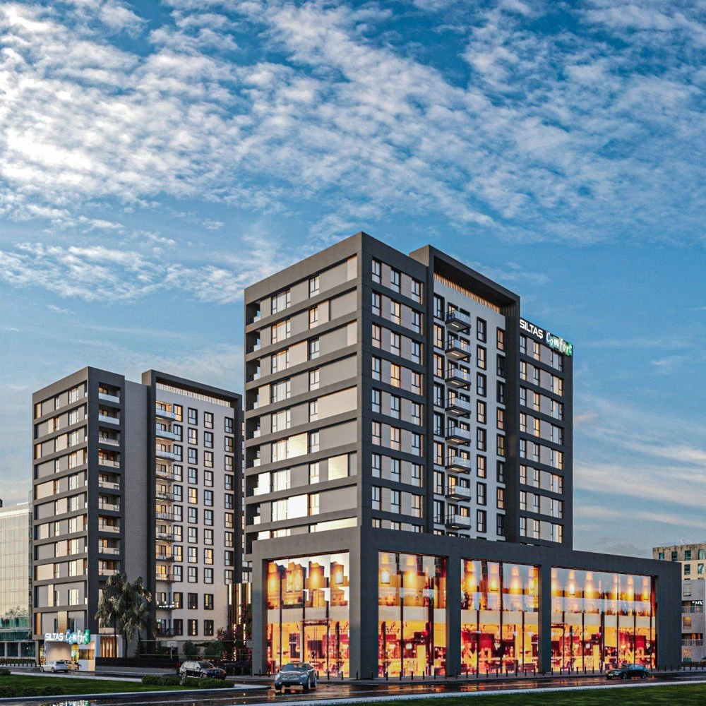 Жилой комплекс с бассейном и фитнес-центром, рядом с лесом Айдос, Санджактепе, Стамбул, Турция Жилой комплекс с бассейном и фитнес-центром, рядом с лесом Айдос, Санджактепе, Стамбул, Турция