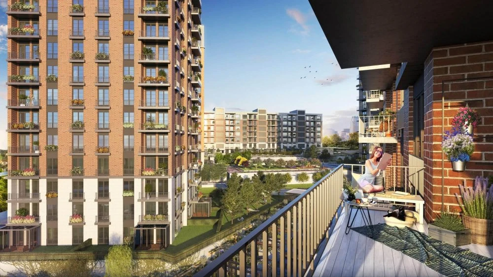 Жилой комплекс с видом на парк, рядом с финансовым центром, Стамбул, Турция Жилой комплекс с видом на парк, рядом с финансовым центром, Стамбул, Турция