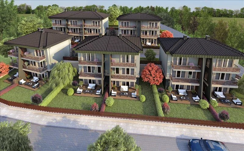 Новый комплекс вилл и таунхаусов с бассейнами и круглосуточной охраной, Ялова, Турция