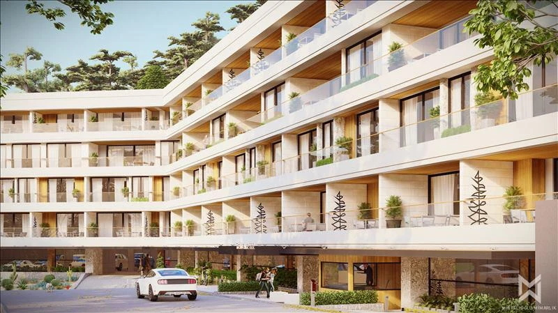 Новая резиденция с бассейнами и круглосуточной охраной в престижном районе, рядом с гаванью и набережной, Фетхие, Турция Новая резиденция с бассейнами и круглосуточной охраной в престижном районе, рядом с гаванью и набережной, Фетхие, Турция