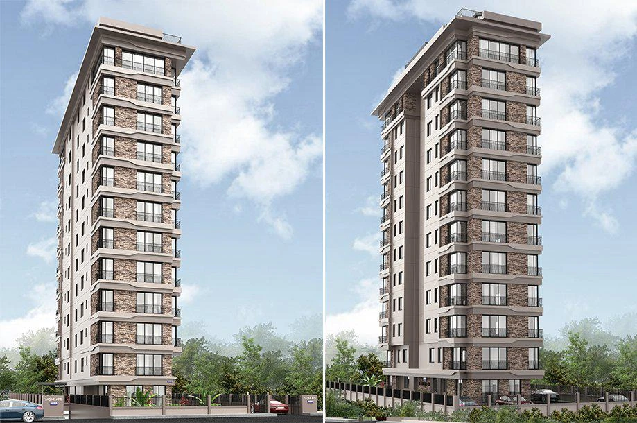 Новая резиденция с парковкой и детской площадкой рядом с морем, Стамбул, Турция