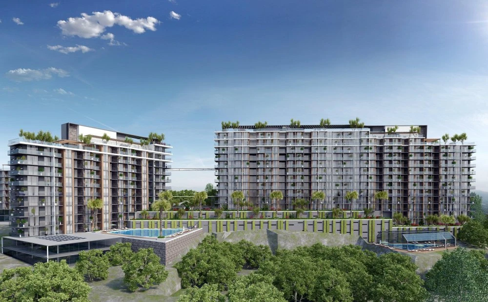 Новая резиденция с бассейнами и фитнес-центром, Измир, Турция