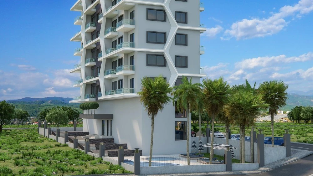 Жилой комплекс в курортном районе, 300 метров до пляжа и набережной, Махмутлар, Турция Жилой комплекс в курортном районе, 300 метров до пляжа и набережной, Махмутлар, Турция