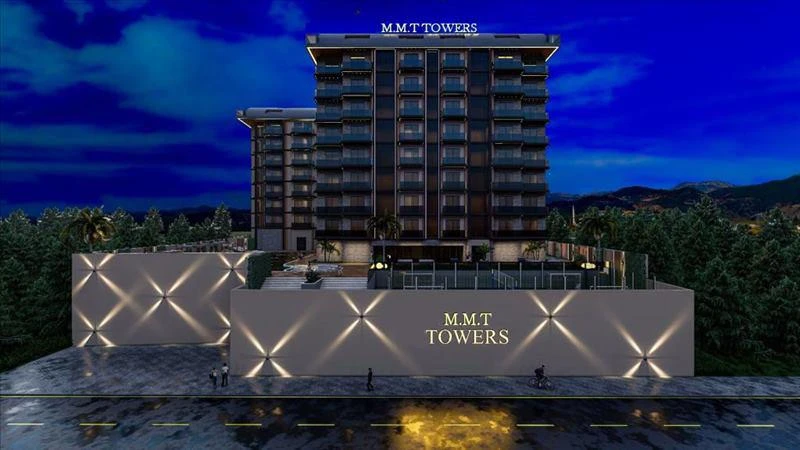 Новая резиденция с бассейном и фитнес-центром, Паяллар, Турция