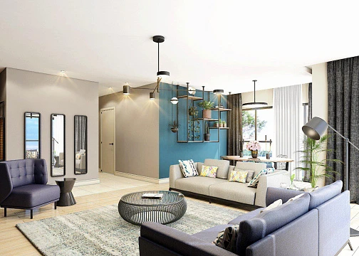 Новые квартиры под аренду в жилом комплексе с широким спектром услуг, Кягытхане, Стамбул, Турция