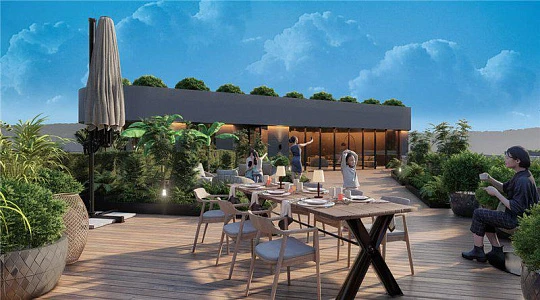 Новая резиденция с бассейном и ресторанами рядом с аэропортом, Стамбул, Турция