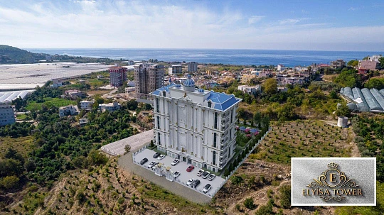 Жилой комплекс в популярном туристическом центре Аланьи, 1 км до моря, Турция