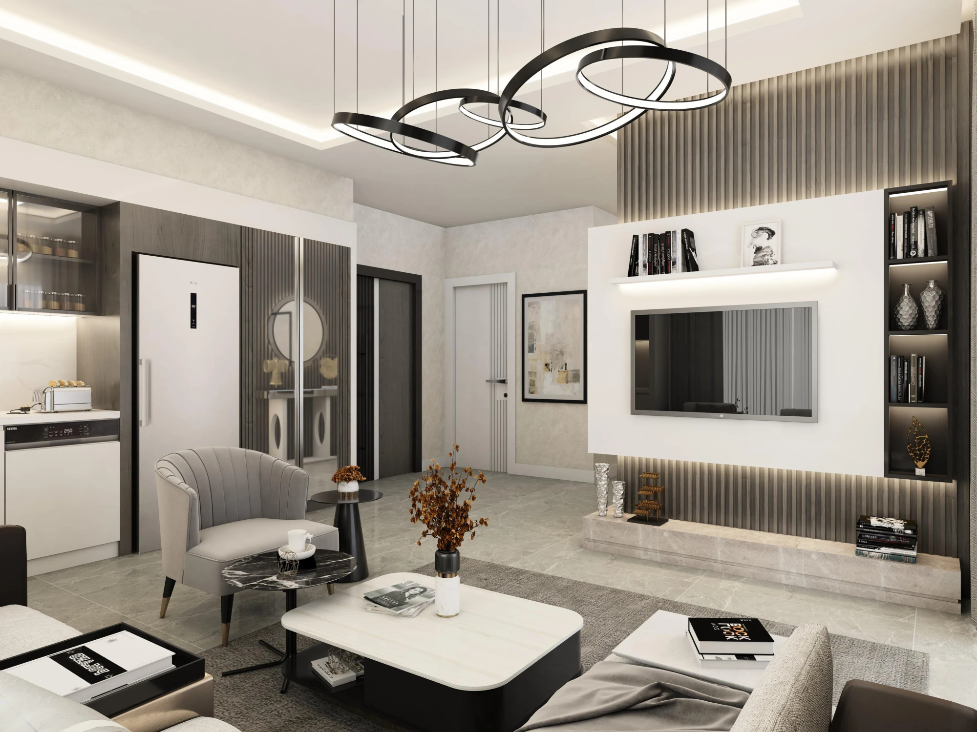 Жилой комплекс с множеством удобств и сервисов, в 200 метрах от пляжа и набережной, Каргыджак, Аланья, Турция