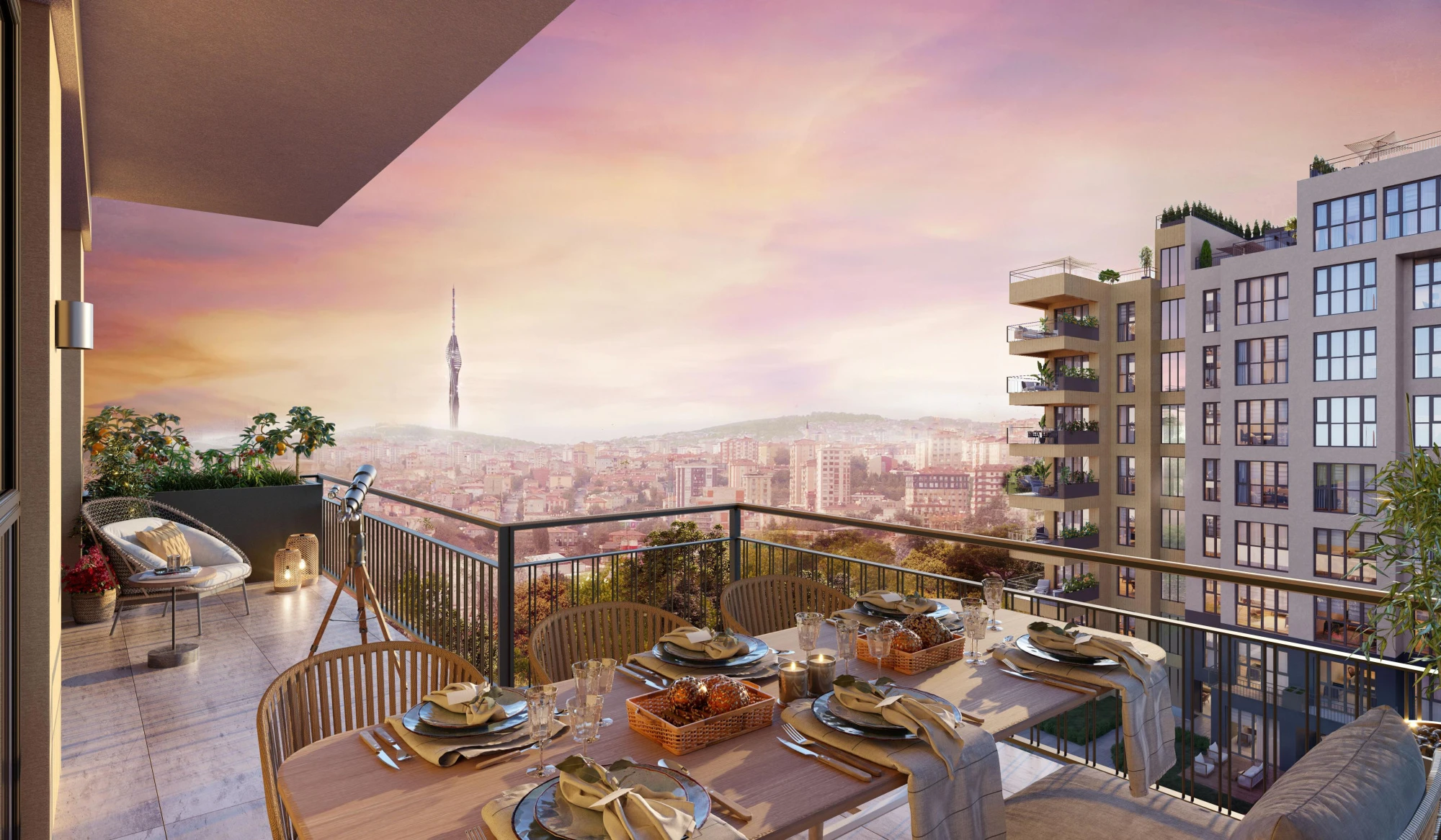 Жилой комплекс в окружении парка, рядом с Международным финансовым центром, Стамбул, Турция Жилой комплекс в окружении парка, рядом с Международным финансовым центром, Стамбул, Турция