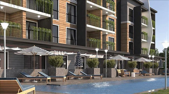 Новая резиденция с бассейном в спокойном престижном районе, Анталия, Турция
