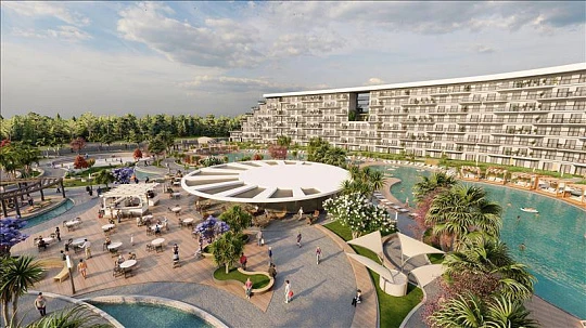 Новая резиденция с бассейнами, садом и кинотеатром, Анталья, Турция