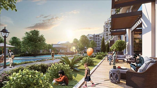 Резиденция с бассейнами и детскими площадками рядом с центром города, Коджаэли, Турция