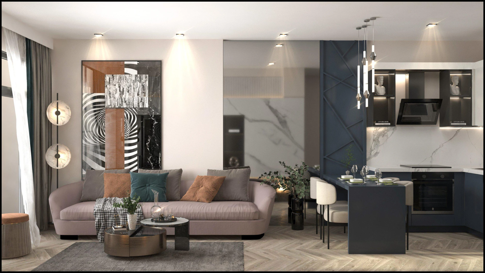 Просторные двухкомнатные апартаменты в новом комплексе, 600 метров до моря, Эрдемли, Мерсин, Турция